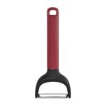 KitchenAid Premium Y-Peeler, Vegetable & Fruit Peeling Tool with Stainless Steel Blade, Potato Tomato Peeler, Dishwasher Safe - Empire Red, 17.5cms