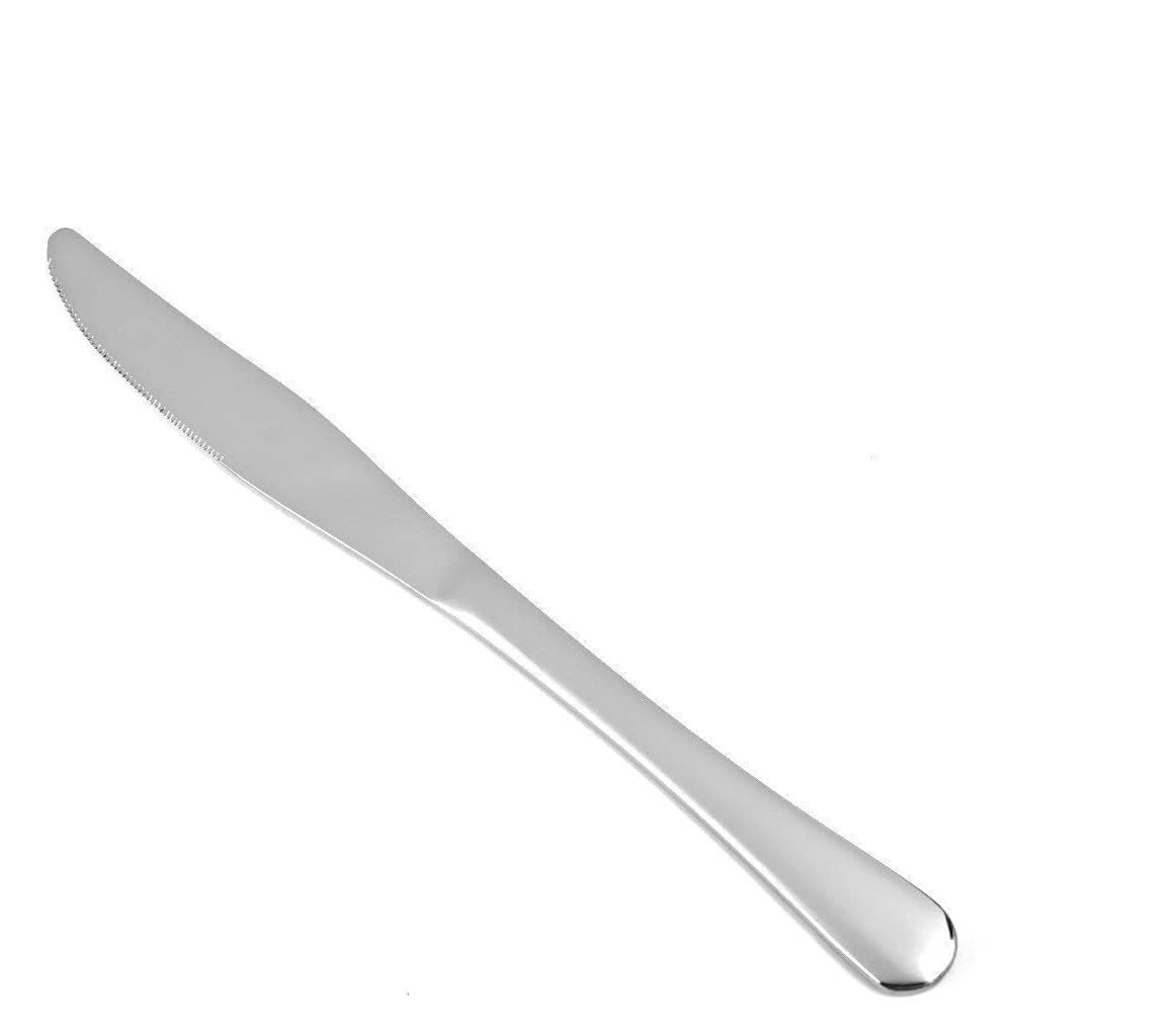 Homehouse Premium 2 Pieces Stainless Steel Butter Knife Dinner Knife Cutlery Set for Cheese and Bread with Timeless Elegance Design (21cm, 3.5mm Thick) - Image 3