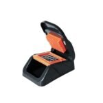 Meyer 2 in 1 Dicer with Container, Vegetable Cutter &Slicer, Cutting Machine | Kitchen Accessories | Kitchen Items for Home Cooking | Onion Chopper | Mini Handy Chopper (Plastic, Grey, Orange)