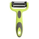 RYBTB Xfilm 3-in-1 Rotary Multifunctional Vegetable and Fruit Peeler with Stainless Steel Blades | Smart Kitchen Slicer & Julienne Cutter with Non-Slip Grip
