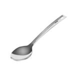 Meyer Stainless Steel Serving Spoon | Rice Spoon | Big Spoons for Cooking | Kitchen Tools | Steel Spatula, 32cm, Silver
