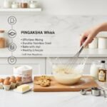 Pingaksha Premium Stainless Steel Egg Whisk | Egg Whisk Balloon - 25cm (Silver) Hand Blender Mixer