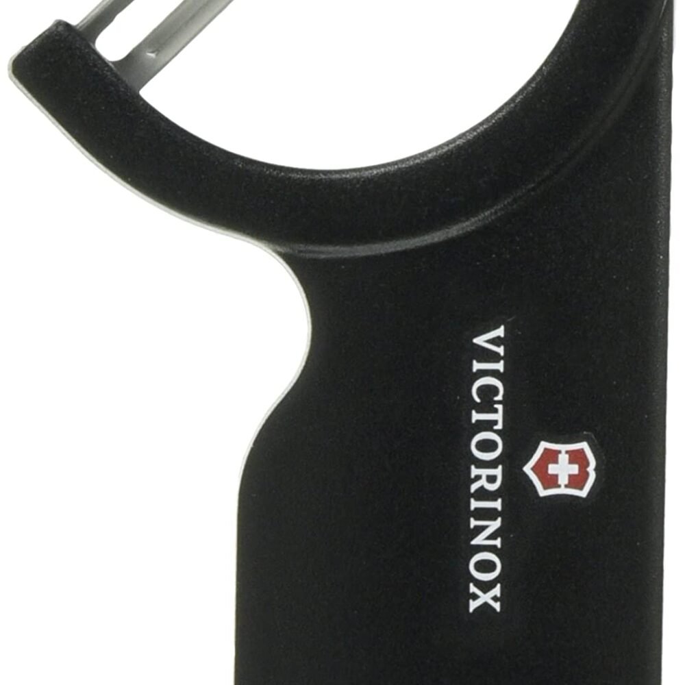 Victorinox Peeler - Stainless Steel Kitchen Tool for Home & Professional Use, Black, Swiss Made