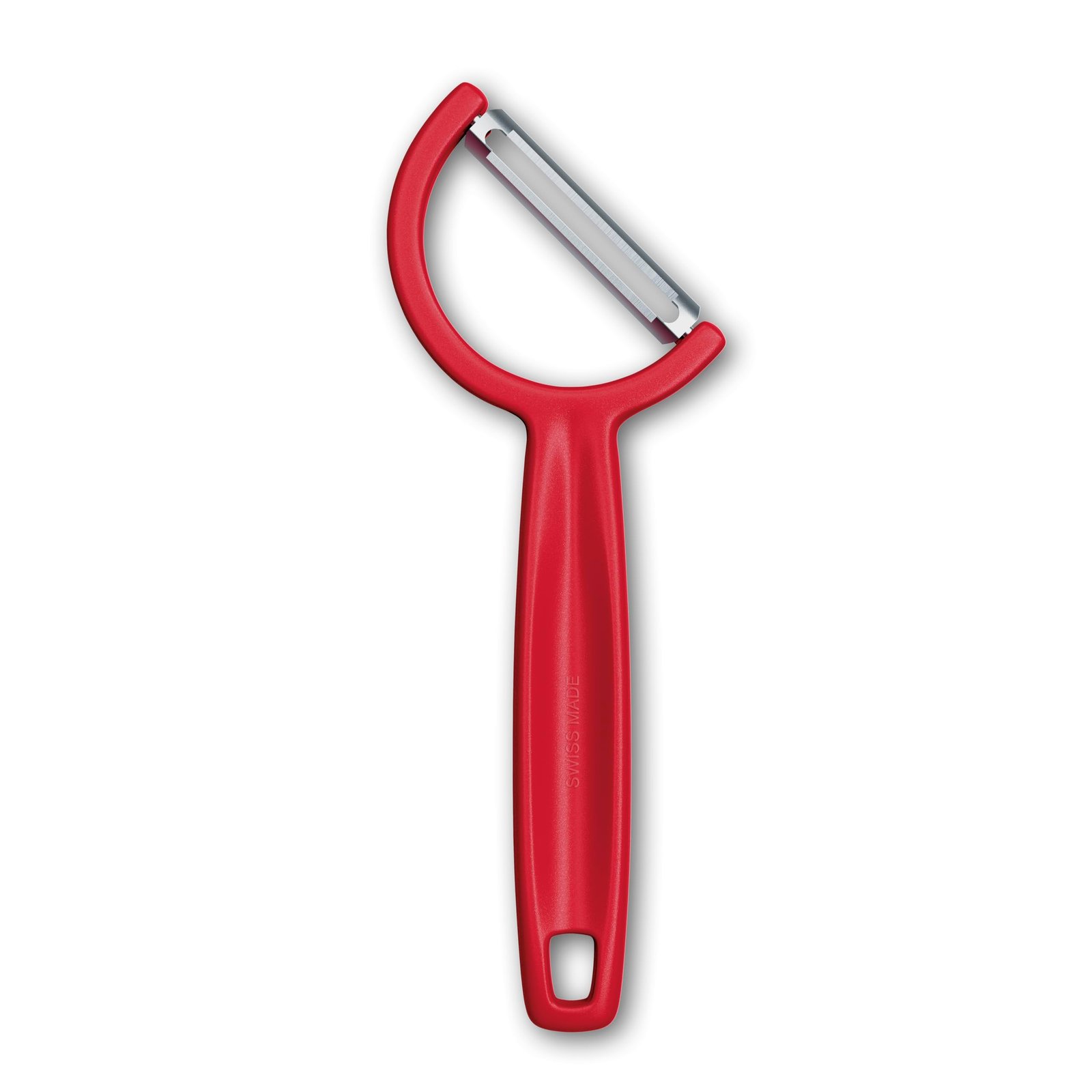 Victorinox Swiss Made Stainless Steel Swiss Classic Rho Peeler, Straight Edge Peeler for Professional and Household Kitchen, Red, Hard-Skin Fruit & Vegetable Peeler | 6.0950.1 - Image 4
