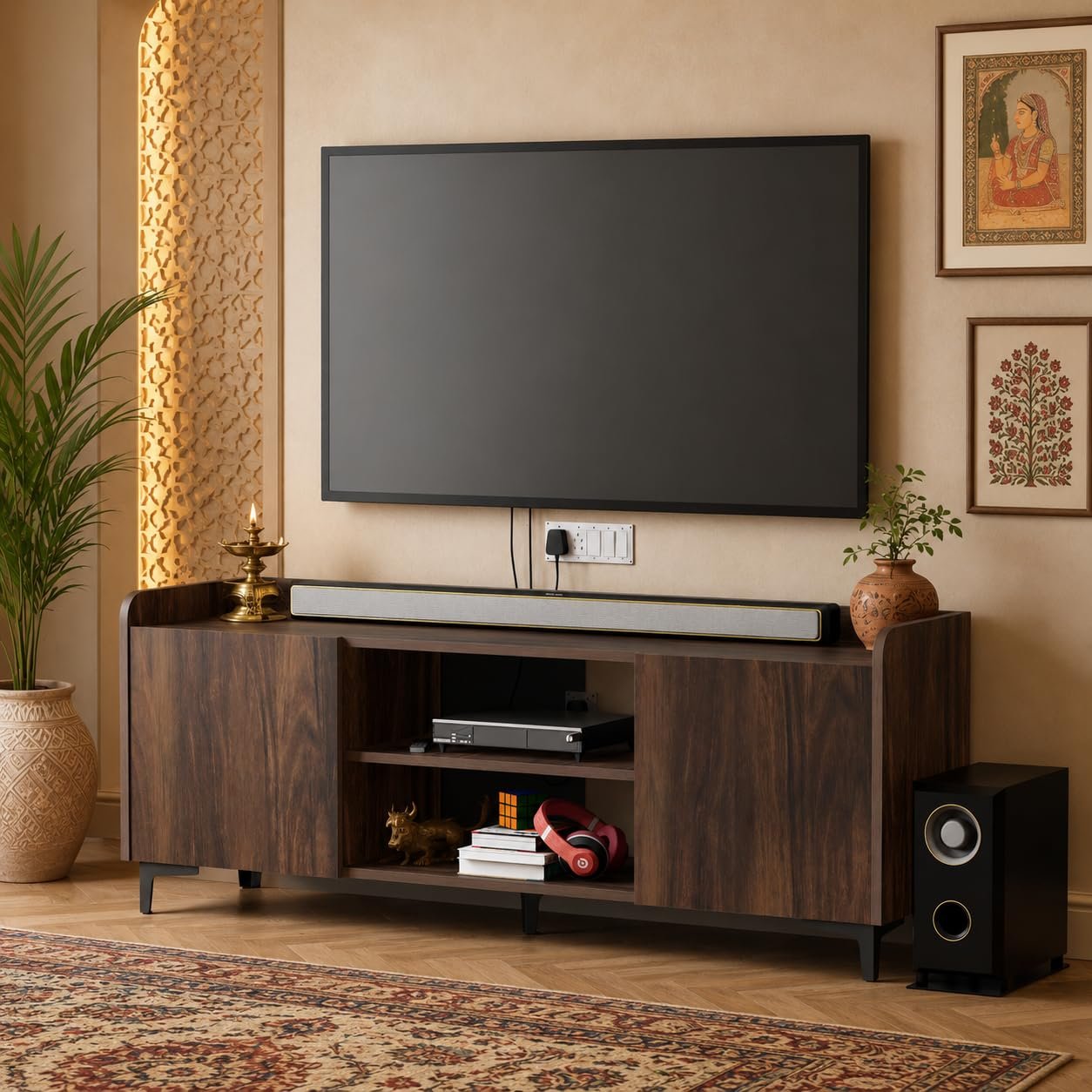 Studio Kook Symphony Global 150 cm TV Unit, Junglewood