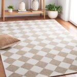 Haniya Rugs Premium Wool Rug Contemporary Modern Style Design – Soft Natural Woolen Fiber Floor Carpet for Living Room Size 3x5 Feet Color Multi